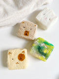 White Rabbit Wool Felted Soap